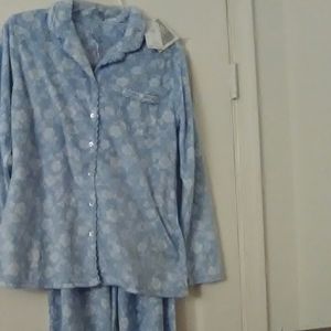 Cozy Fleece 2-pc Sz S Pajama Set NWT by Aria